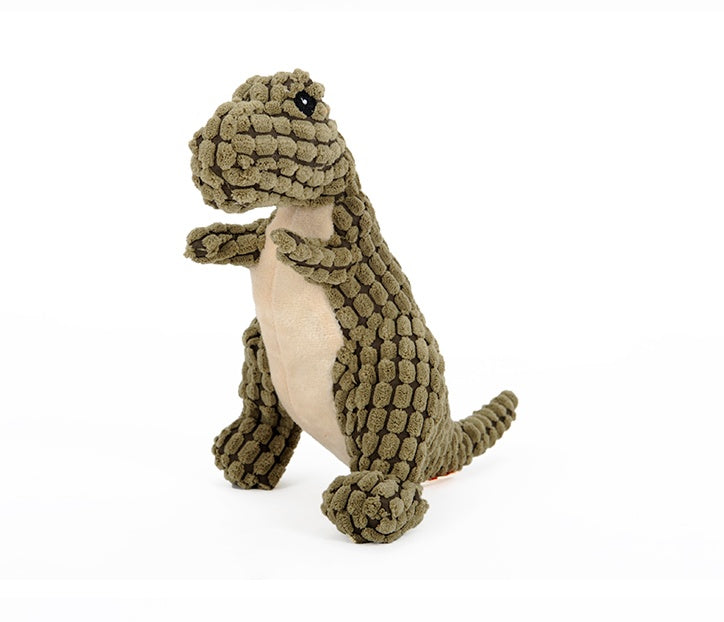 Dinosaurier Hundespielzeug – Plüsch mit Quietscher | Für kleine & große Hunde (25 cm / 50 cm) - 4every1shop.de