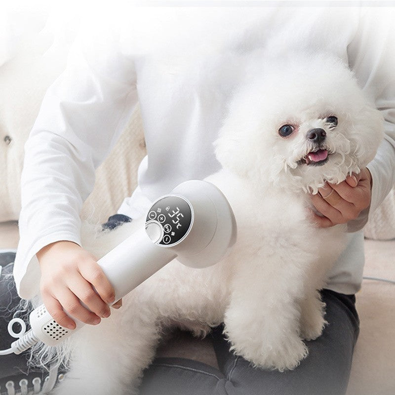 Smart Pet Hair Dryer – Silent & Safe Hund- und Katzen-Grooming Tool, Trocken- & Bürsten-Kombination, Premium Haustierpflege - 4every1shop.de