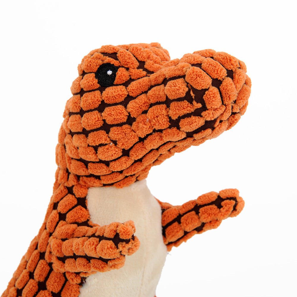 Dinosaurier Hundespielzeug – Plüsch mit Quietscher | Für kleine & große Hunde (25 cm / 50 cm) - 4every1shop.de