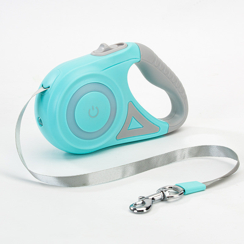 Flexileine mit LED-Taschenlampe – Sicherheit & Bewegungsfreiheit für Hunde - 4every1shop.de