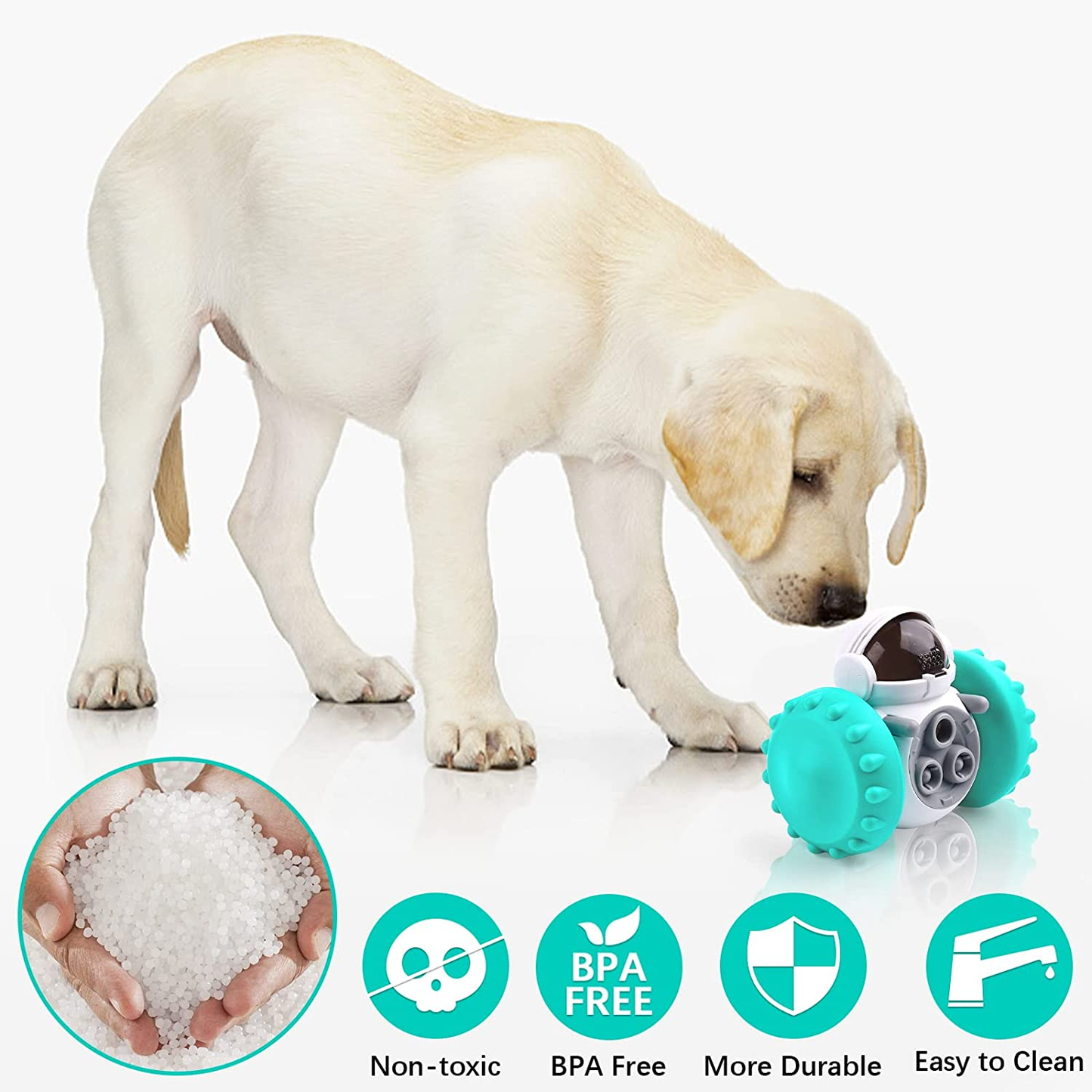 Spiel, Spaß & Gesundheit – der clevere Futterwagen für Hunde & Katzen – Intelligentes Futter- & Lernspielzeug | Anti-Schling Spielzeug - 4every1shop.de