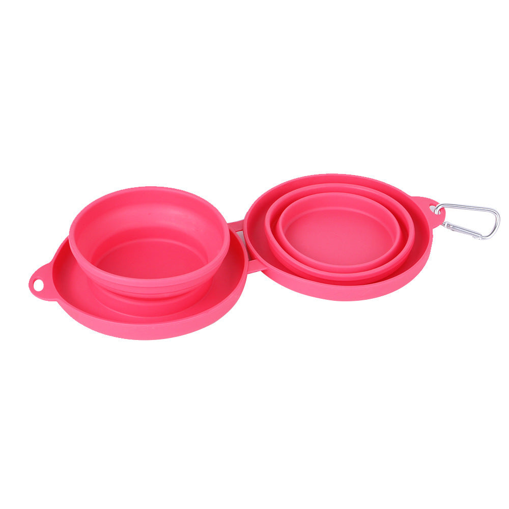 Faltbare Doppel-Schüssel für Hunde – Futter & Wasser unterwegs, leicht & praktisch - 4every1shop.de